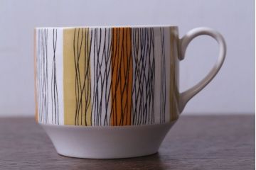 イギリスビンテージ　MIDWINTER(ミッドウィンター)　SIENNA(シエナ)シリーズ　カップ&ソーサー6客セット(洋食器)