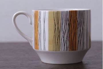 イギリスビンテージ　MIDWINTER(ミッドウィンター)　SIENNA(シエナ)シリーズ　カップ&ソーサー6客セット(洋食器)