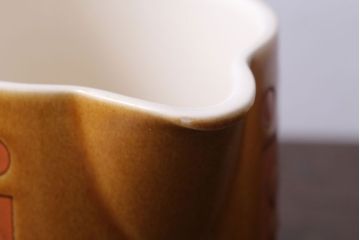 イギリスビンテージ　HORNSEA(ホーンジー)　SAFFRON(サフラン)シリーズ　コーヒーポット&大小ジャグ3点セット(洋食器)