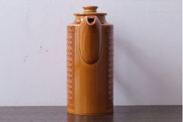 イギリスビンテージ　HORNSEA(ホーンジー)　SAFFRON(サフラン)シリーズ　コーヒーポット&大小ジャグ3点セット(洋食器)