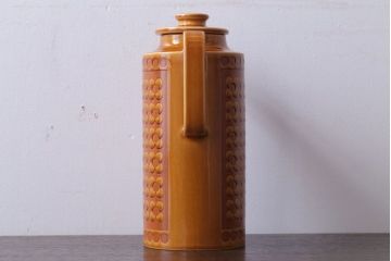 イギリスビンテージ　HORNSEA(ホーンジー)　SAFFRON(サフラン)シリーズ　コーヒーポット&大小ジャグ3点セット(洋食器)