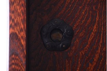 中古 伝統民芸家具 岩谷堂　戸棚付き2段重ね整理箪笥(定価約75万円)