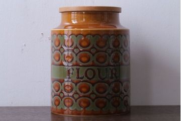 アンティーク雑貨　イギリスビンテージ　HORNSEA(ホーンジー)　BRONTE(ブロンテ)シリーズ　キャニスター(洋食器)