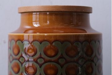アンティーク雑貨　イギリスビンテージ　HORNSEA(ホーンジー)　BRONTE(ブロンテ)シリーズ　キャニスター(洋食器)