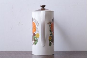イギリスビンテージ　MARKS&SPENCER(マークス&スペンサー)　POPPIES(ポピーズ)シリーズ　ポット(洋食器)