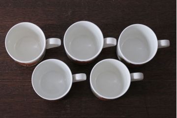 イギリスビンテージ　MARKS&SPENCER(マークス&スペンサー)　POPPIES(ポピーズ)シリーズ　カップ&ソーサー5客セット(洋食器)