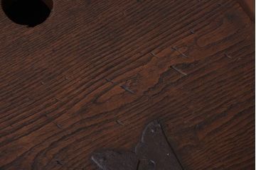 アンティーク雑貨　古民具・骨董　総栗! シンプルなアンティーク銭箱