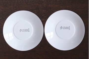 アンティーク雑貨　イギリスビンテージ　J&G　MEAKIN(ミーキン)　Palma(パルマ)シリーズ カップ&ソーサー2客セット(洋食器)