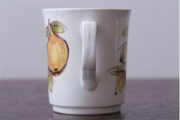 イギリスビンテージ　J&G　MEAKIN(ミーキン)　Eden(エデン)シリーズ　カップ&ソーサー4客セット(洋食器)