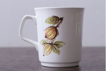 イギリスビンテージ　J&G　MEAKIN(ミーキン)　Eden(エデン)シリーズ　カップ&ソーサー4客セット(洋食器)