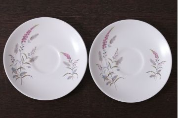 アンティーク雑貨　イギリスビンテージ　J&G　MEAKIN(ミーキン)　ROMANY(ロマニー)シリーズ カップ&ソーサー2客セット(洋食器)(2)