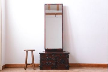 アンティーク雑貨　中古 伝統民芸家具 岩谷堂箪笥　鏡台(定価約33万円)