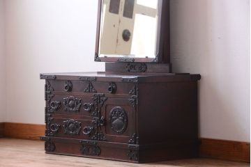 アンティーク雑貨　中古 伝統民芸家具 岩谷堂箪笥　鏡台(定価約33万円)