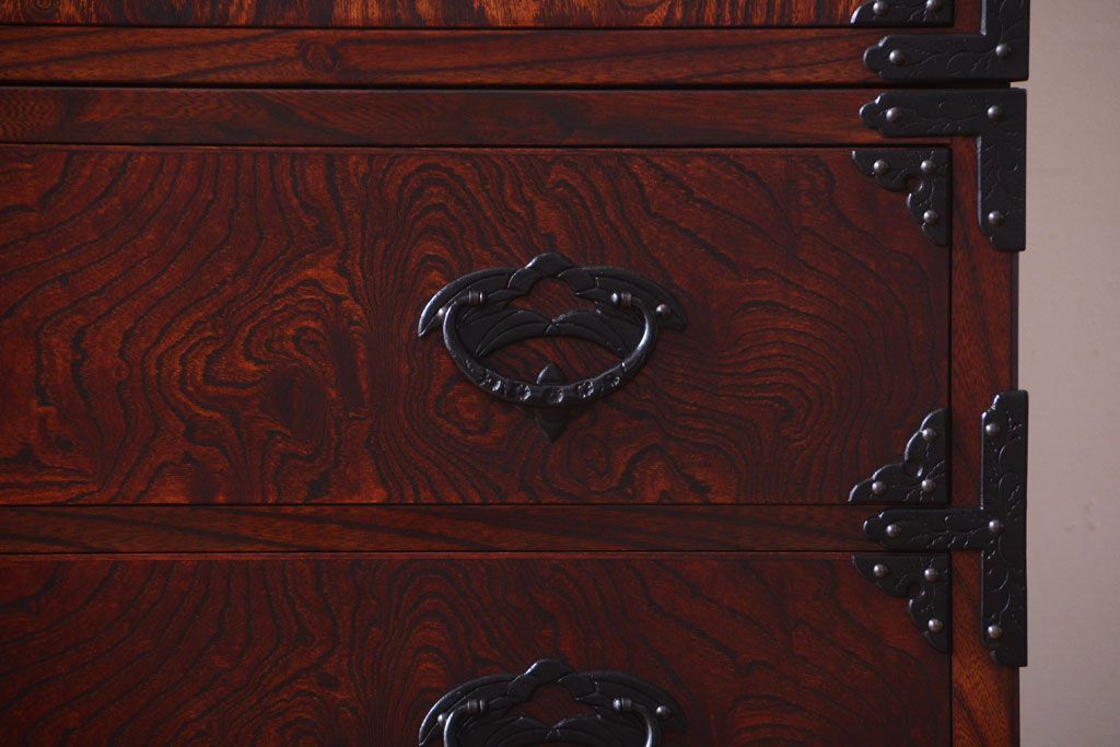 中古 伝統民芸家具 岩谷堂　衣装箪笥(定価約80万円)