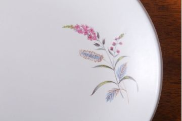 イギリスビンテージ　J&G　MEAKIN(ミーキン)　ROMANY(ロマニー)シリーズ　深皿・大小オーバルプレート3点セット(洋食器)