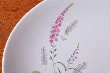 イギリスビンテージ　J&G　MEAKIN(ミーキン)　ROMANY(ロマニー)シリーズ　深皿・大小オーバルプレート3点セット(洋食器)
