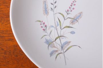 イギリスビンテージ　J&G　MEAKIN(ミーキン)　ROMANY(ロマニー)シリーズ　深皿・大小オーバルプレート3点セット(洋食器)