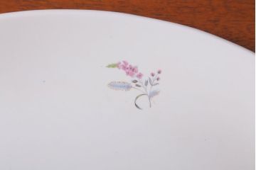 イギリスビンテージ　J&G　MEAKIN(ミーキン)　ROMANY(ロマニー)シリーズ　深皿・大小オーバルプレート3点セット(洋食器)
