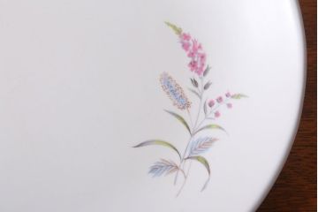 イギリスビンテージ　J&G　MEAKIN(ミーキン)　ROMANY(ロマニー)シリーズ　深皿・大小オーバルプレート3点セット(洋食器)