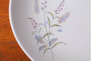 イギリスビンテージ　J&G　MEAKIN(ミーキン)　ROMANY(ロマニー)シリーズ　深皿・大小オーバルプレート3点セット(洋食器)
