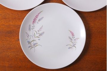 アンティーク雑貨　イギリスビンテージ　J&G　MEAKIN(ミーキン)　ROMANY(ロマニー)シリーズ　ディナープレート3枚セット(洋食器)(1)