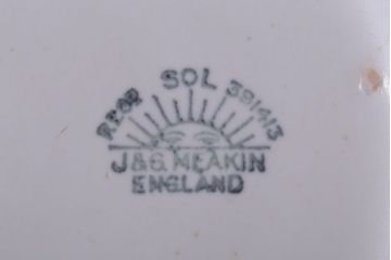 アンティーク雑貨　イギリスビンテージ　J&G　MEAKIN(ミーキン)　ROMANY(ロマニー)シリーズ　キャセロール(2)(洋食器)