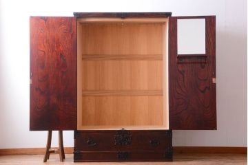 中古 伝統民芸家具 岩谷堂　洋服箪笥(定価約60万円)