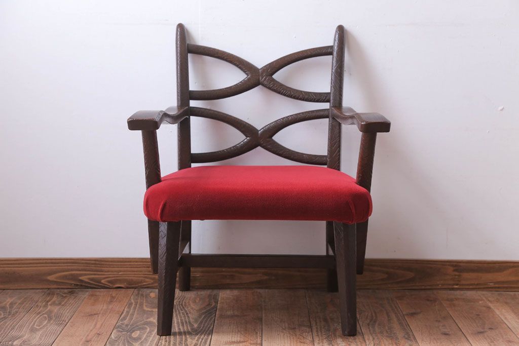 アンティーク家具　ぺザントアート　モダンなアンティークチェア(1)