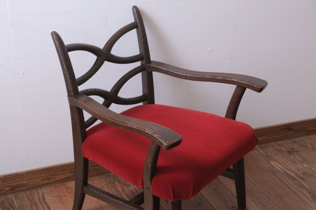 アンティーク家具　ぺザントアート　モダンなアンティークチェア(2)