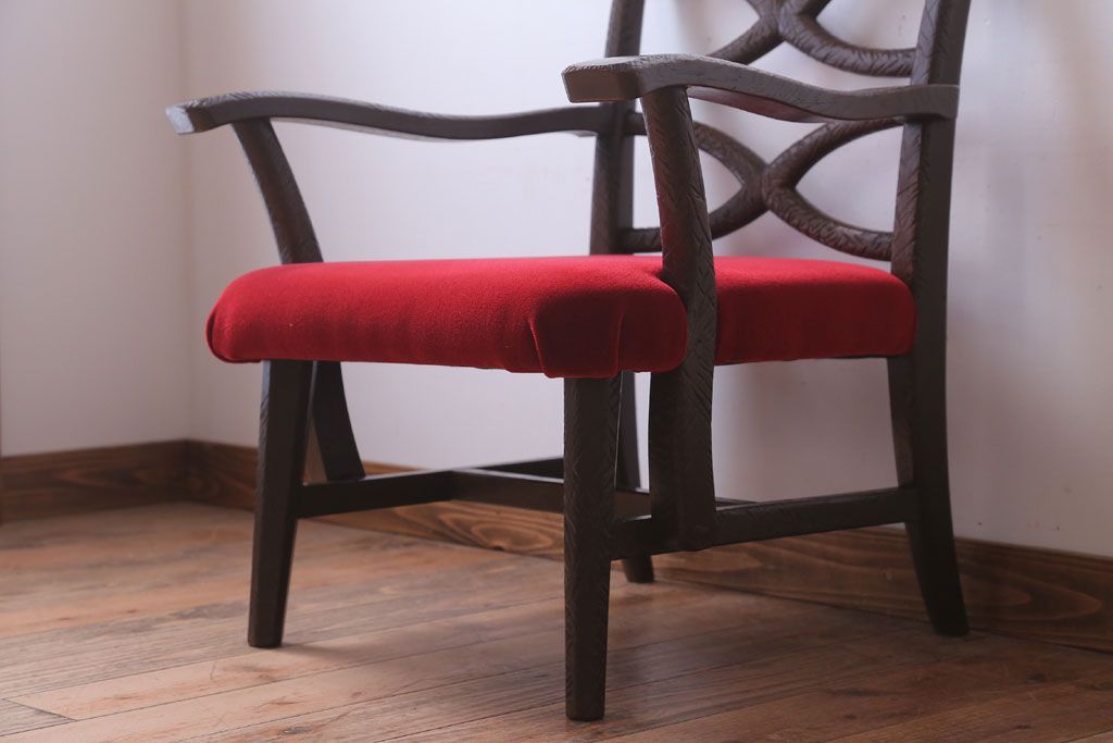 アンティーク家具　ぺザントアート　モダンなアンティークチェア(2)