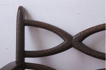 アンティーク家具　ぺザントアート　モダンなアンティークチェア(2)