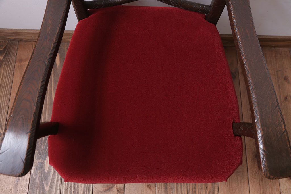 アンティーク家具　ぺザントアート　モダンなアンティークチェア(2)