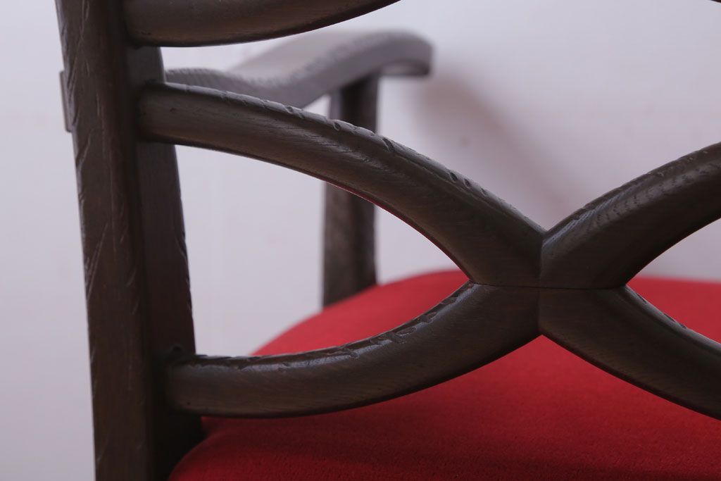 アンティーク家具　ぺザントアート　モダンなアンティークチェア(2)