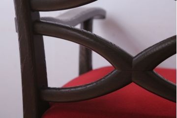 アンティーク家具　ぺザントアート　モダンなアンティークチェア(2)