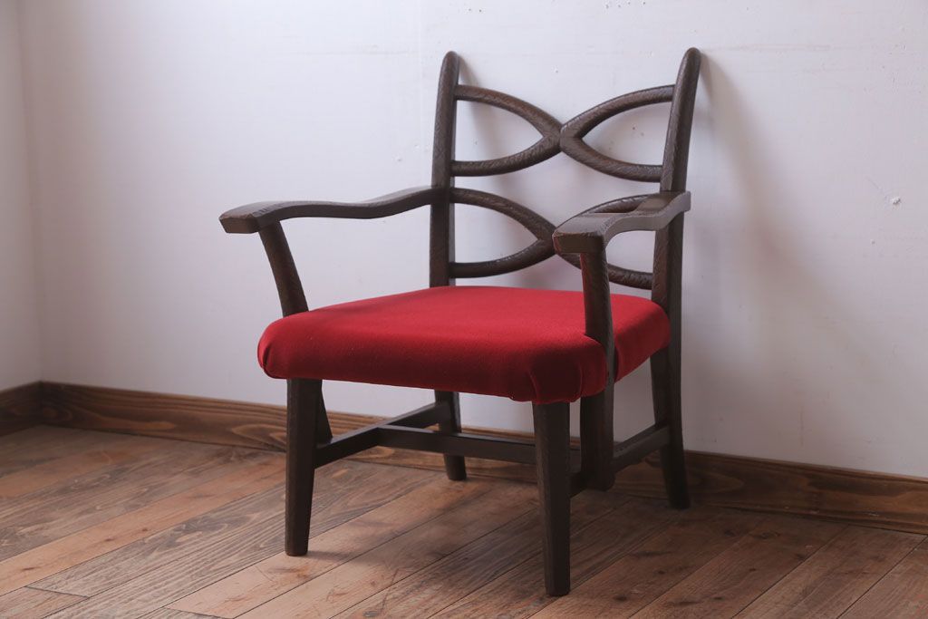 アンティーク家具　ぺザントアート　モダンなアンティークチェア(3)