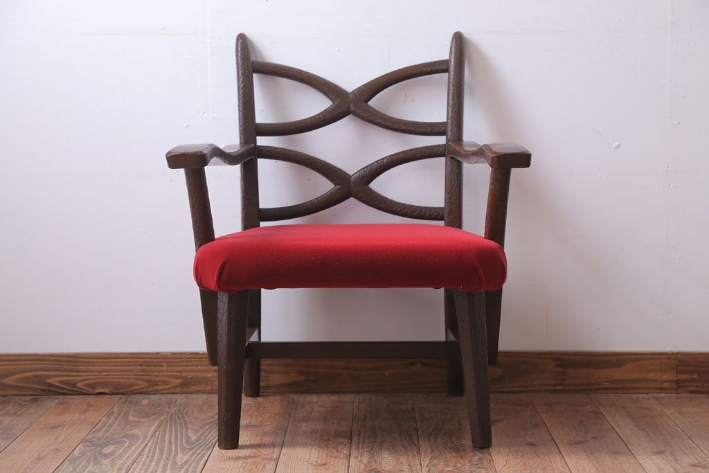 アンティーク家具　ぺザントアート　モダンなアンティークチェア(3)