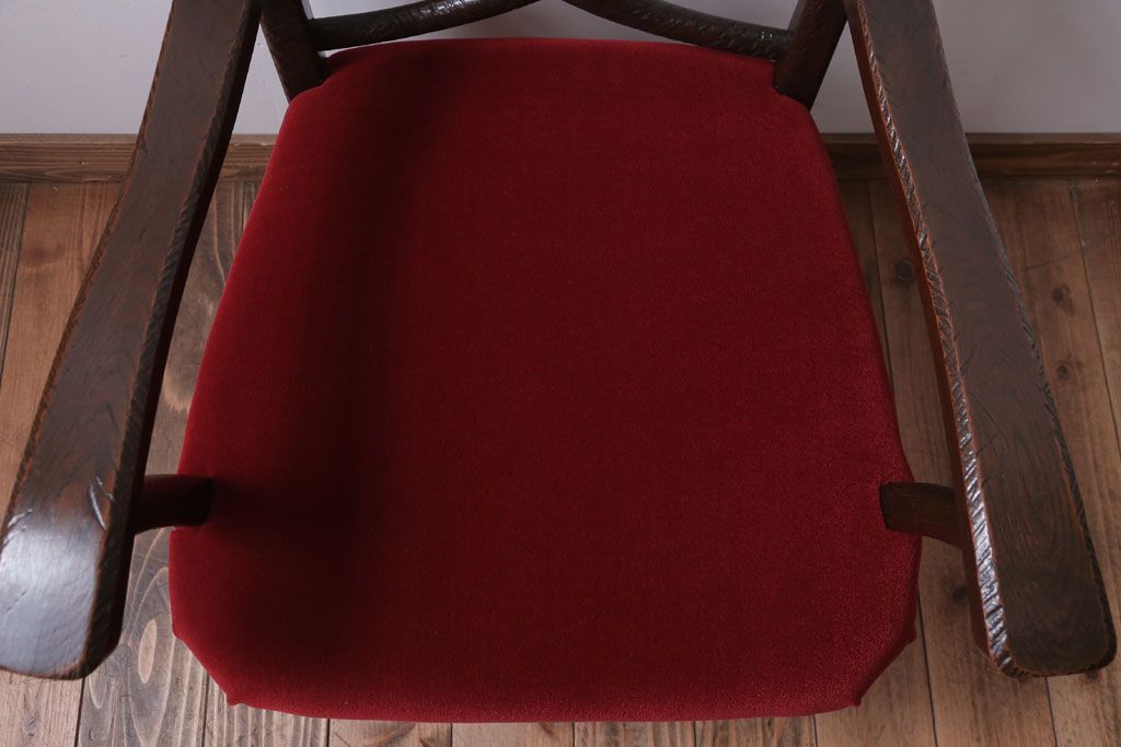 アンティーク家具　ぺザントアート　モダンなアンティークチェア(3)