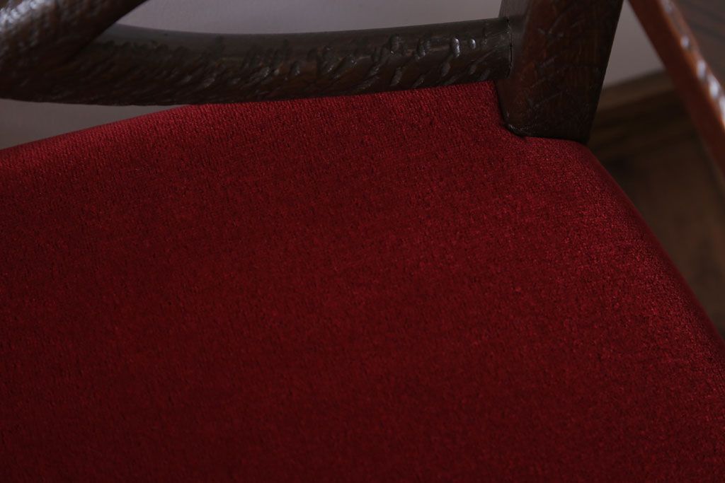 アンティーク家具　ぺザントアート　モダンなアンティークチェア(3)