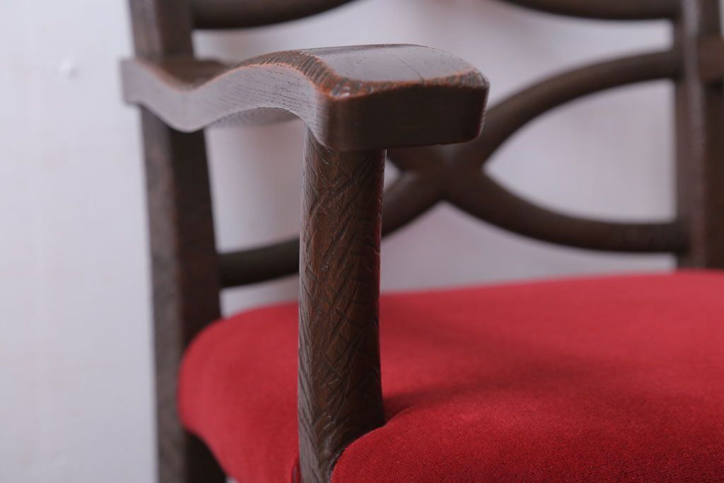 アンティーク家具　ぺザントアート　モダンなアンティークチェア(3)