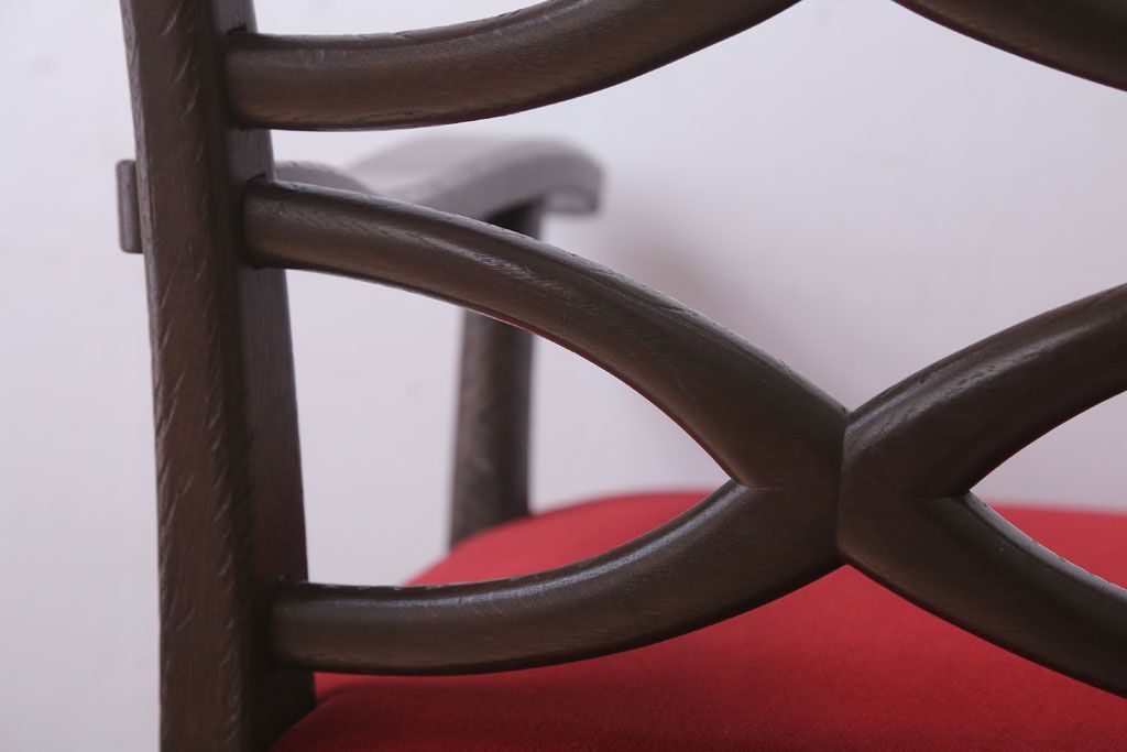 アンティーク家具　ぺザントアート　モダンなアンティークチェア(3)