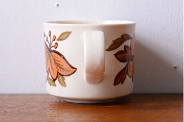 イギリスビンテージ　Palissy(パリシー)　kismet(キスメット)シリーズ　カップ&ソーサー3客セット(洋食器)