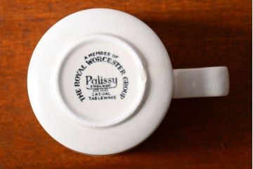 イギリスビンテージ　Palissy(パリシー)　kismet(キスメット)シリーズ　カップ&ソーサー3客セット(洋食器)