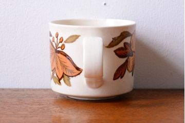 イギリスビンテージ　Palissy(パリシー)　kismet(キスメット)シリーズ　カップ&ソーサー3客(洋食器)