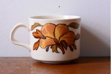 イギリスビンテージ　Palissy(パリシー)　kismet(キスメット)シリーズ　カップ&ソーサー3客(洋食器)