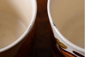 イギリスビンテージ　Palissy(パリシー)　kismet(キスメット)シリーズ　カップ&ソーサー3客(洋食器)
