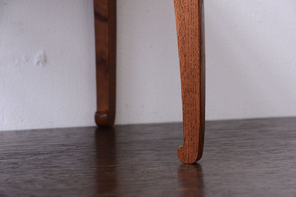 アンティーク雑貨　和製アンティーク　欅材のシンプルなアンティーク花台