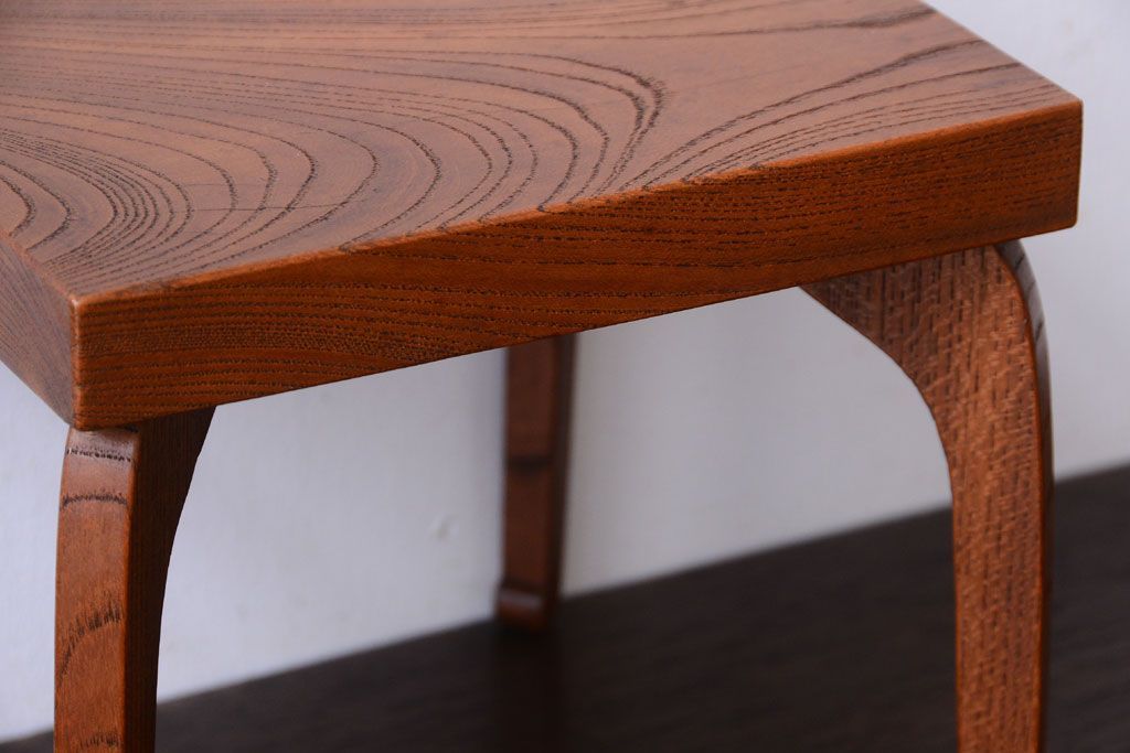 アンティーク雑貨　和製アンティーク　欅材のシンプルなアンティーク花台