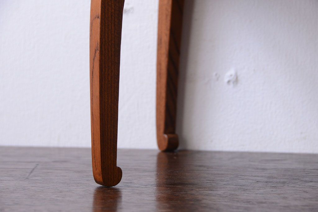 アンティーク雑貨　和製アンティーク　欅材のシンプルなアンティーク花台