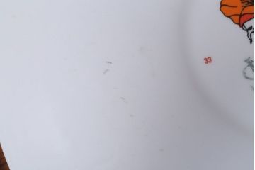 アンティーク雑貨　イギリスビンテージ　J&G　MEAKIN(ミーキン) POPPY(ポピー)シリーズ　プレート6枚セット(洋食器)