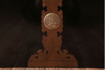 アンティーク雑貨　古民具・骨董　高級品!銅金具が上品なアンティーク挟み箱(時代箱・収納箱)